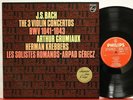Philips 9500 614 Grumiaux, Bach 3 Violin Concerti BWV1041-3 w/ Krebbers, Gerecz