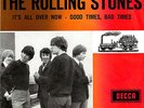 THE ROLLING STONES - IT'S ALL OVER NOW - DUTCH 45 - DECCA - WITH  P.SL