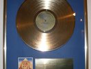 Iron Maiden Powerslave Deko Gold Award im Rahmen
