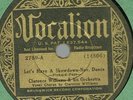 Clarence Williams Let's Have a Showdown, Now Vocalion 2759 78 rpm J P Johnson