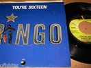 BEATLES YOU'RE SIXTEEN RINGO STARR WLP PROMO 45 DJ COPY APPLE PICTURE SLEEVE VG+