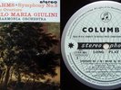 CARLO MARIA GIULINI / Brahms Symphony No.3 / UK Columbia Blue&Silver SAX 2516