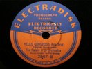 Electradisk 2507 Palais D'Or Orchestra Palm Of Your Hand Hello Gorgeous Jazz 78