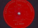 RARE 10” RED G&T FLUSH LABEL – ENRICO CARUSO (TOSCA)