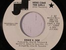 rare Soul 45 ERNIE K. DOE here come the girls Listen
