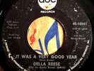 * DELLA REESE It Was A Very Good Year RARE NORTHERN SOUL DANCER abc 45 HEAR ?