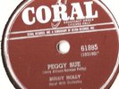 Rockabilly 78 Rpm Record Buddy Holly Peggy Sue / Everyday