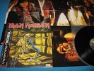 IRON MAIDEN LP Promo Label Piece Of Mind w/Poster Complete Japan