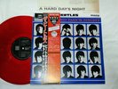BEATLES HARD DAYS NIGHT JAPAN 20th UK CUTTING MONO RED COLOR VINYL w/OBI RARE