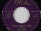 Blues R&B 45 JERRY McCAIN Turn The Lights On Popeye OKEH HEAR autograph
