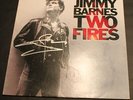 SIGNED Jimmy Barnes Two Fires Album COVER Cold Chisel RARE