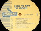 BOBBY VEE MEETS THE VENTURES WLP PROMO LP DJ COPY 1963 MONO LIBERTY  Lp  EX