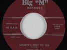R&B Popcorn 45 JIMMY SEDLAR Shorty's Got To Go BIG M HEAR