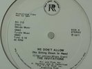 PROMO* The Invitations - We Don't Allow / Funky Road *KILLER SOUL* Scarce 1977