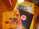 THE CRAMPS LP A DATE WITH ELVIS BLUE VINYL 1986  TOUR EDITION W POSTER