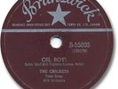 Rare BUDDY HOLLY & The Crickets 78 RPM Record. Oh, Boy Brunswick 55035