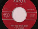 rare Soul R&B 45 J.J. BARNES won't you let me know KABLE Hear