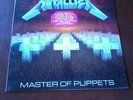Metallica master of puppets promo white label with warning sticker