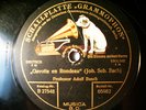 78rpm ADOLF BUSCH Violin BACH Gavotte BRAHMS Hungarian Dance
