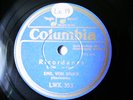 78rpm EMIL VON SAUER Piano LISZT RICORDANZA - RARE Orig. German Columbia