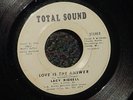 LACY RIDEELL Love Is The Answer UNKNOWN? PRIVATE 70's MODERN SOUL 45 TOTAL SOUND