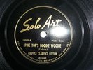 CRIPPLE CLARENCE LOFTON-PINE TOP'S BOOGIE WOOGIE/I DON'T KNOW ON SOLO ART 78 RPM