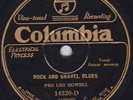 Rare Prewar Blues 78 Columbia 14320 Peg Leg Howell Rock and Gravel V+