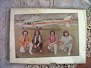 I POOH - FOTO CON 3 AUTOGRAFI ORIGINALE MEMORABILIA BEAT POP ITALY 1983. X FAN