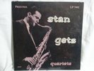 Stan Getz Quartets LP 7002 RVG DG US LP 50th St. US LP VG+/VG++