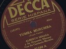 Cuban De21168 Alberto Iznaga Orq Siboney YUMBA MURUMBA  Machito