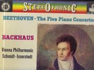 BEETHOVEN 5 piano Concertos / WILHELM BACKHAUS  4LPs  CSA 2401  NM