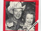 Autographed Roy Rogers and Dale Evans 45 RPM and sleeve