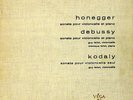 VEGA *SIGNED COPY*-  GUY & MONIQUE FALLOT PLAYING  KODALY,HONEGGER