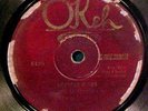 Rare - Louis Armstrong Hot Seven 78 rpm Jazz Record  Okeh 8496  V-