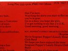 BEATLES SGT PEPPERS LONELY HEARTS CLUB BAND RARE DOUBLE MONO AND STEREO SLEEVE