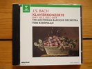 Bach : Klavierkonzerte BWV 1052 1057 1059 Ton Koopman AMSTERDAM BAROQUE RAR Neu