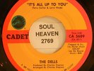 DELLS It's All Up To You CADET Records 5689 Northern Soul 45 Listen