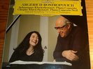 Martha ARGERICH ROSTROPOVICH Schumann Chopin PCs LP DG