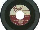 RARE 45 RPM, Larry Darnell, Regal Records 3315, Nobody Cares Nobody Knows, VG++