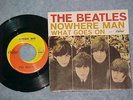 45 w/PS--THE BEATLES--NOWHERE MAN/WHAT GOES ON--1966--Capitol 5587--VG++