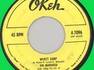 MARQUEES (w/ Marvin Gaye) Wyatt Earp 45rpm Okeh 1957 doo-wop novelty