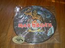 IRON MAIDEN: Piece Of Mind PICTURE DISC LP 1983 w/1 BONUS New Rare