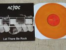 AC / DC - LET THERE BE ROCK orange Vinyl austral. Cover