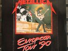 Metallica - European tour 90 - 1990 - live disc album record metal rap crossover