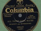 Co15314 Burnett and Rutherford ALL NIGHT LONG BLUES E+