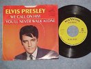 Promo 45 w/PS--ELVIS PRESLEY--WE CALL ON HIM--1968--RCA Victor 47-9600--NM/VG+