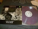 NIRVANA - BLEACH L.P ORIG PURPLE GREY MARBLE VINYL GRUNGE PUNK
