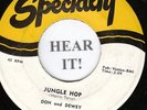 R&B ROCKER 45 Don And Dewey (Specialty #599) Jungle Hop/A Little Love VG++