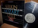 RUDOLF SERKIN,Szell,Columbia Sym 1963/MOZART Cons 19&20/CBS 2-EYE Stereo LP/NM
