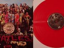 Beatles Sgt Pepper's Lonely Hearts Club Band GATEFOLD COLOR RED Vinyl LP LIMITED